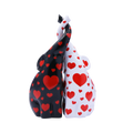 ONE Black & White Elephant with Red Heart